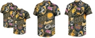 FOCO Men's Green Green Bay Packers Thematic Button-Up Shirt